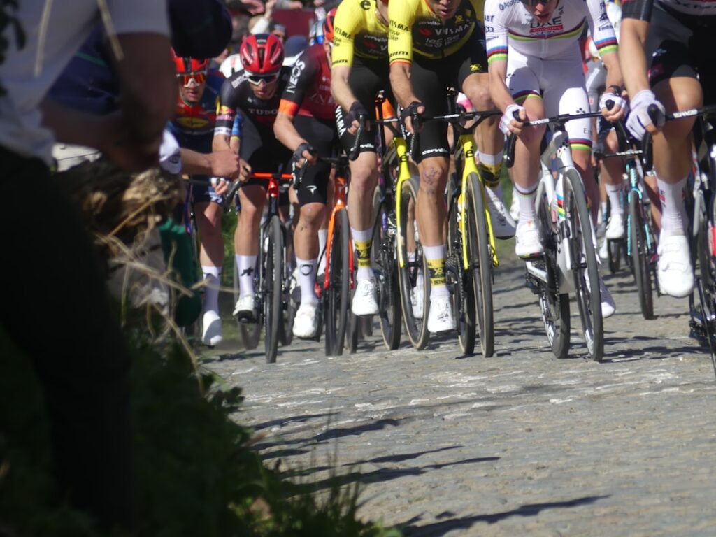 Photo bicycle road racing