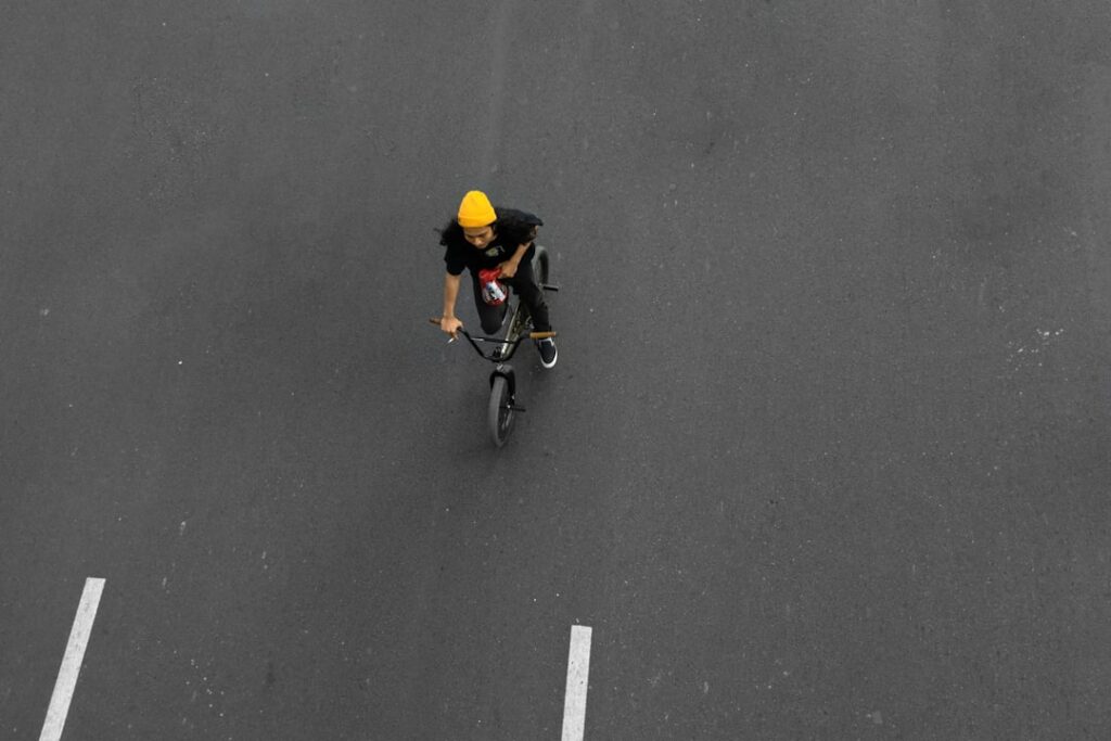 Photo optimize position bicycle speed