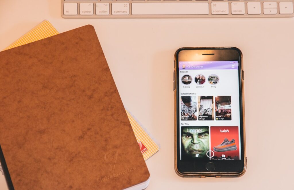 Photo promote book social media